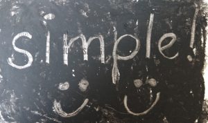 my word of the year - simple